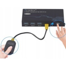 Kontroler KVM TCNEWCL KS608T, 2 PC, HDMI 2.1, USB 3.0, 4K 120 Hz