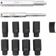 Kit for removing Cclife wheel nuts, 18-25 mm, 10 bits