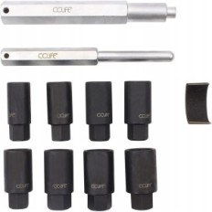 Kit for removing Cclife wheel nuts, 18-25 mm, 10 bits