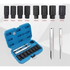 Kit pour éliminer les écrous de roue Cclife, 18-25 mm, 10 bits