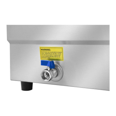 BEMAR vízmelegítő vezetékkel és üvegpajzsmal 2200W 30L + 5x tartály GN1 / 2