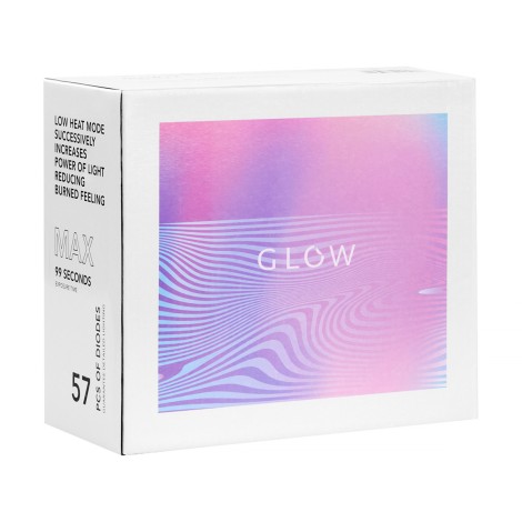 Lámpara UV LED Glow F2 RP 220W de GLOW - Rosa Metálico — empaque
