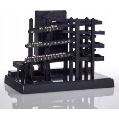 Eurotops 49293 míčové hodiny "Clock'n'roll", ve stylu 80. let, 26x20x16cm