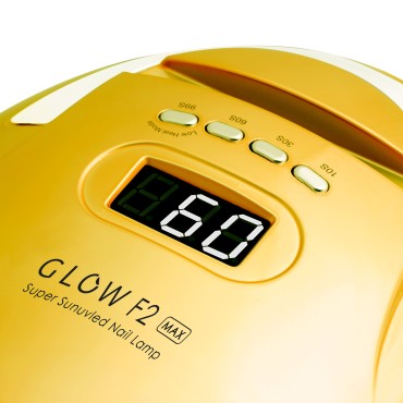 Lámpara UV LED Glow F2 ZN 220W — detalle de los controles