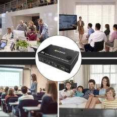 KVM KCEVE KC-KVM202DPA controller, 2 screens, 4K @ 144 Hz, DP 1.4