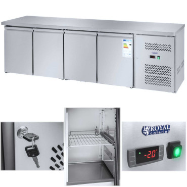 4-door cooling table with...