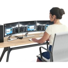 KVM YouTinghdav KVM203DH-Controller für 2 PC und 3 Monitore, 4k @ 144Hz