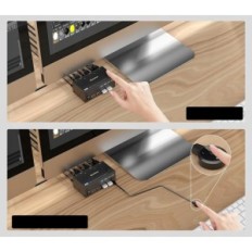 KVM YouTinghDav KVM203DH kontroller 2 tk ja 3 monitorid, 4K @ 144Hz