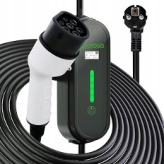 Elektromos autók töltésére szolgáló kábel Qutoso JHY006- FU, 3.5kW, 2. típus