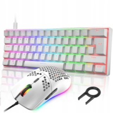 Mechanische Tastatur-Tastatur Lexonelec MK21 RGB + Game Maus 6400 dpi