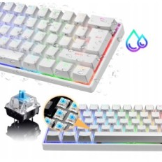 Mekaaninen näppäimistö näppäimistö Lexonelec MK21 RGB + peli Hiiri 6400 DPI