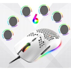 Zestaw mechaniczna klawiatura LexonElec MK21 RGB + mysz do gier 6400 DPI