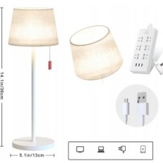 Bezdrôtová ggg-1230 stolová lampa, 3 úrovne jasno, biela