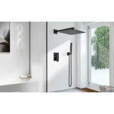 Zwarte verborgen Huahomy 612K-PH12B verborgen kit, messing lichaam