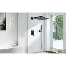 Svart dold huahomi 612k-ph12b dolda kit, mässingskropp