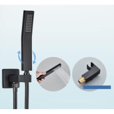 Black verborgenes Huahomy 612K-pH12B Verdecktes Kit, Messingkörper