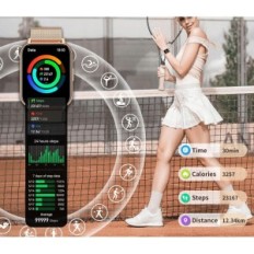 Intelligent Colesma I62G Horloges voor vrouwen, scherm 1.85 '', GPS, Gold