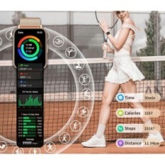 Intelligent colesma i62g watches for women, screen 1.85 '', gps, gold