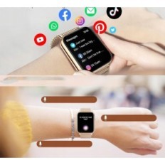 Inteligentné hodinky Colesma I62G pre ženy, obrazovka 1,85 '', GPS, zlato