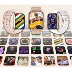 Orologi Intelligent Colesma I62G per donna, schermo 1.85 '', GPS, GOLD