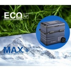 Avto hladilnik Aaobosi TWW55 55L, WiFi, USB priključek, 12/24 V in 100-2-2-240 V, do -20 ° C, modro uporabljeno