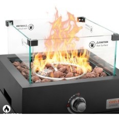 Gaz amovible seulementfire, 23000 BTU avec allumage électronique, 23000 BTU, Noir