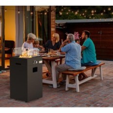 Removable gas ONLYFIRE, 23000 BTU with electronic ignition, 23000 BTU, black