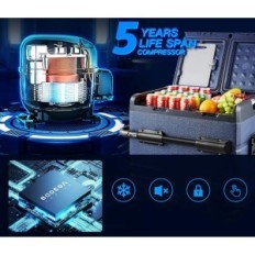 Jääkaappi Bodega EU TAW55 55L, DC12V / 24V, AC 100-240V, WiFi-sovellus