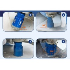 BRSCHNITT SET1, 20 \ 25 \ 35 \ 50 mm diamond drills set with M14 thread