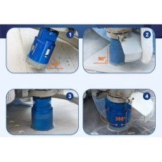 Set di Brschnitt1, 20 \ 25 \ 35 \ 50 mm Diamond Drills Set con filettatura M14