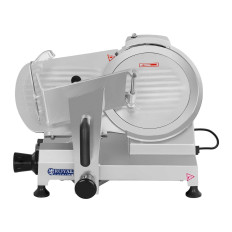 Elektrický krájač pre studené rezy a syr s 150W drvičom. 250 mm