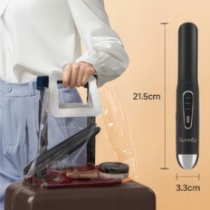 Brezdro matu taisnotājs Sunmay Vogs 2 in 1, 4800 mAh, USB, melns, skrāpējumi