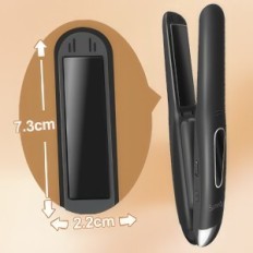 Brezdro Hair straightener Sunmay Voga 2 in 1, 4800 mAh, USB, black, scratches