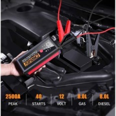Auto Starter Carhev JS-02, 2500A, Power Bank 21800mah koos taskulampiga