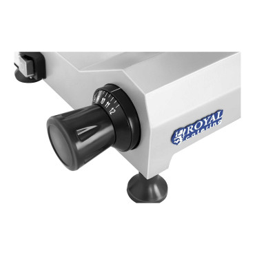 Fatiador elétrico para cortes frios e queijo com um triturador de 150W. 250mm