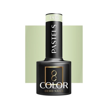 OCHO NAILS Hybridný lak na nechty pastely P05 - 5 g — pohľad spredu
