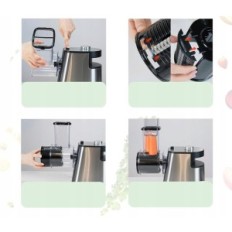 Vegetabilisk SM-U 250W Vegetabilisk rivare med 5 blad