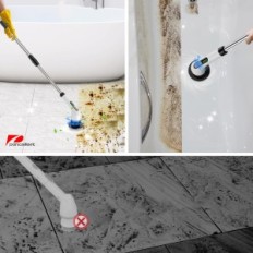 Elektrische borstel pannellent A10 7 W 1, 420 tpm, scrubber met gebruikte extensie