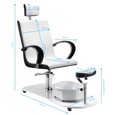 Spa-fotstol med massagefunktion 308