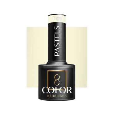 OCHO NAILS Esmalte de uñas híbrido pasteles P01 -5 g — vista frontal