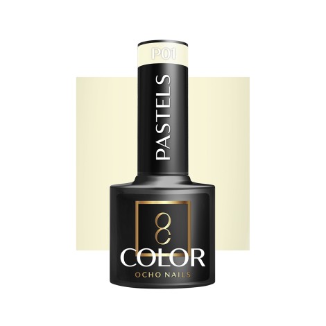 OCHO NAILS Hybrid Nagellack Pastells P01 - 5 g — Vorderansicht