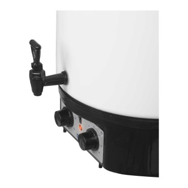 Aquecedor Warnik Mullet para café quente de vinho com temporizador temporizador 1800W 27L