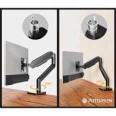 Jeden monitor PTORSEN PTORSEN PT60-C012, 17-45 'monitor na 16 kg, VESA 75 / 100mm