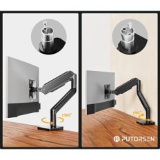 Eén monitor PTORSEN PT60-C012, 17-45 'Monitor tot 16 kg, VESA 75 / 100mm