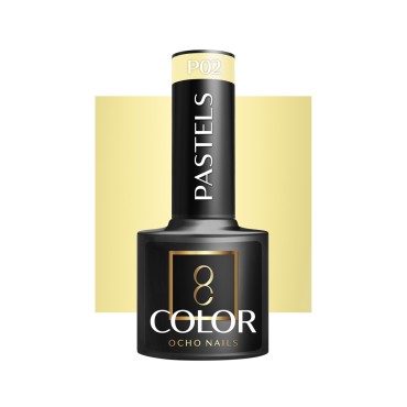 OCHO NAILS hibrid körömlakk pasztell P02 - 5 g — elölnézet