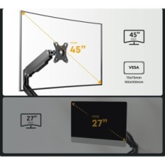 Üks monitor PTORSEN PT60-C012, 17-45 'Monitor 16 kg, VESA 75 / 100mm