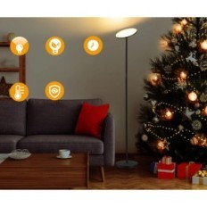 Vloerlamp Outon LPNHK245861410, 30W, 2400 Lumen, 4 kleuren, zwart