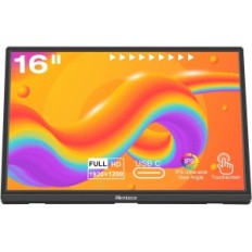 Přenosný akntzcs HD160 5V 3A 16 '', FHD 1920 x 1200p, IPS