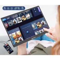 Przenośny monitor Akntzcs HD160 5V 3A 16'', FHD 1920 x 1200P, IPS