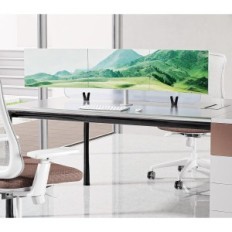 Nositelj za tri pustosena mas-3-in, 13-27 'monitora, do 7 kg, White